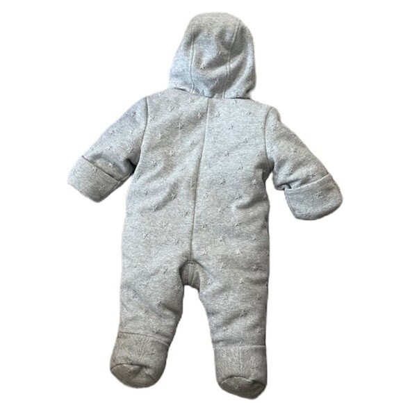 Mayoral Grey unisex Waffle Knit Fleece lined Pramsuit 3 months - Picture 2 of 7